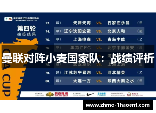 曼联对阵小麦国家队：战绩评析